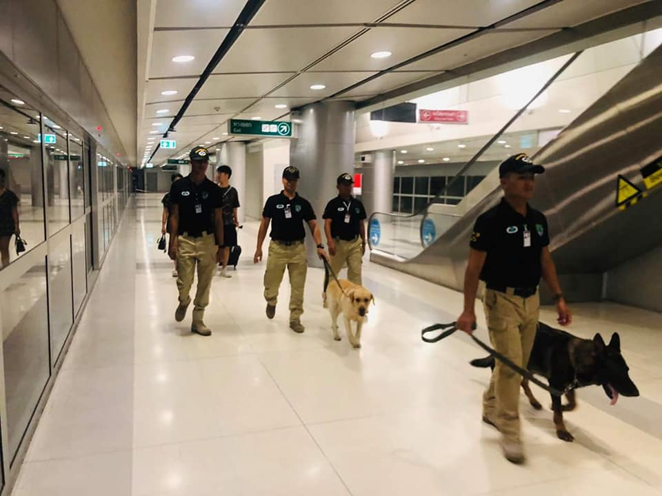 police dogs in bangkok