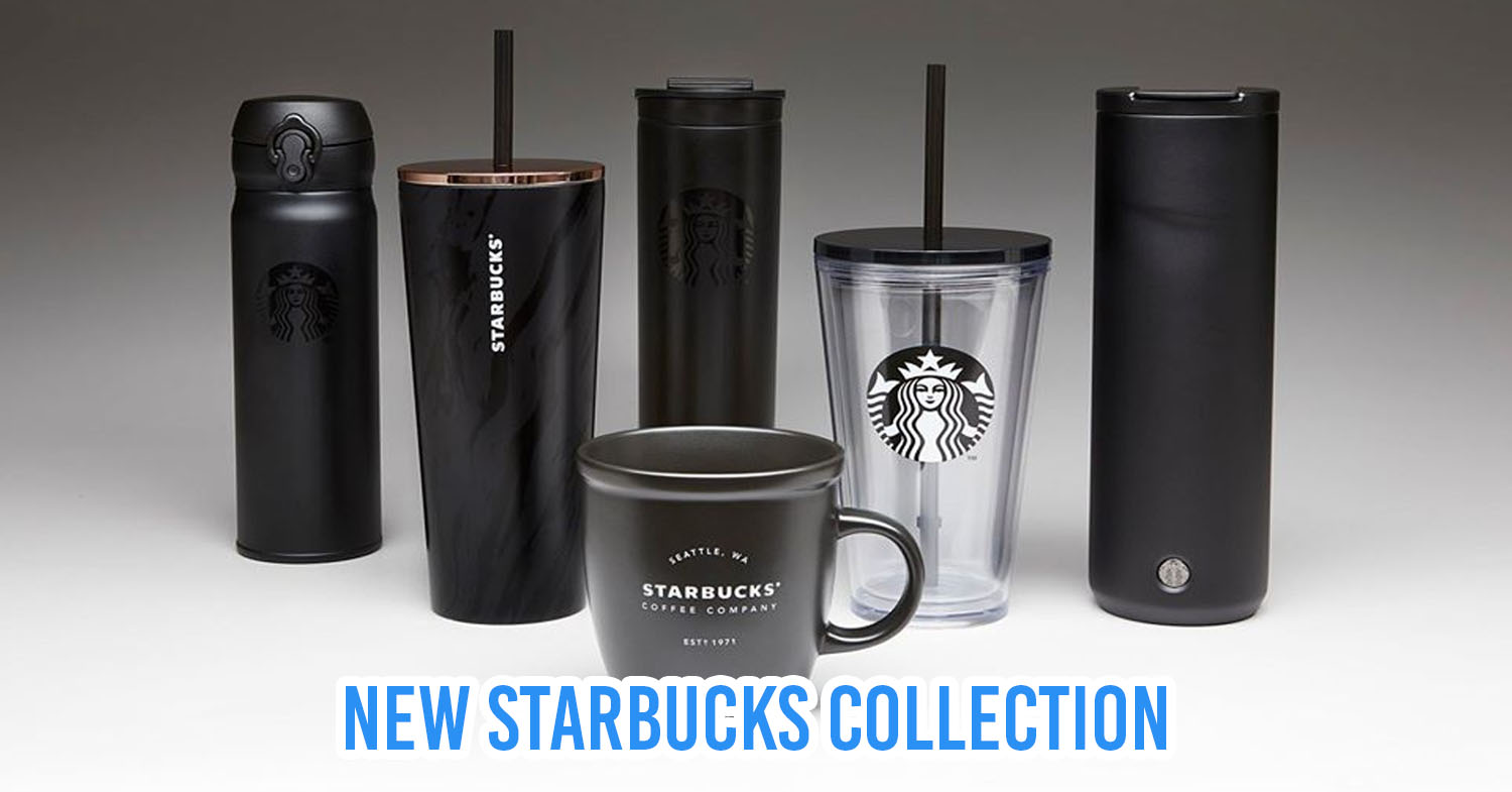 Starbucks Releases Sleek New AllBlack Tumbler & Mug Collection