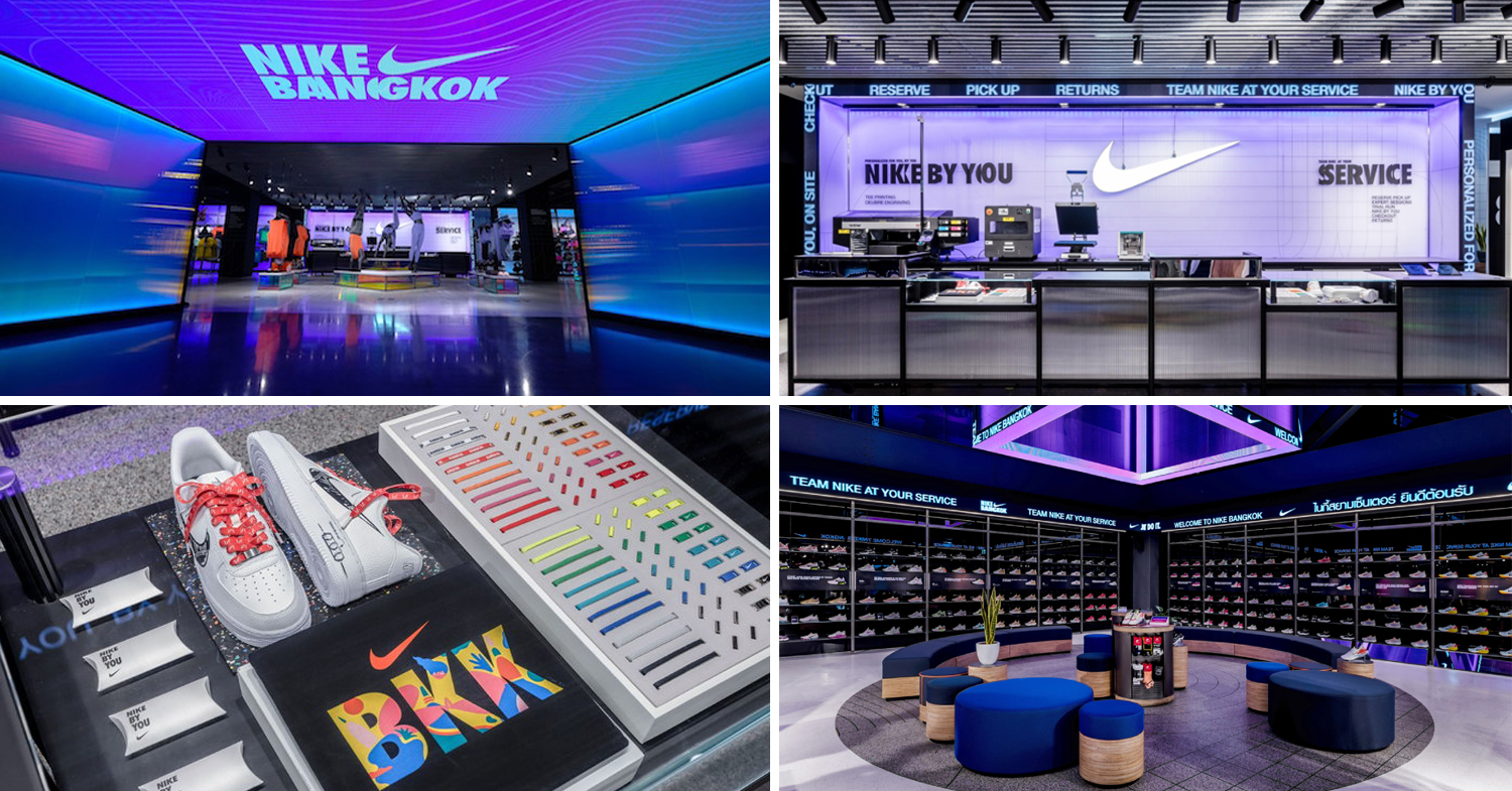 Samengesteld bad plotseling Nike At Siam Centre Is Thailand's Biggest Shop With Custom Services