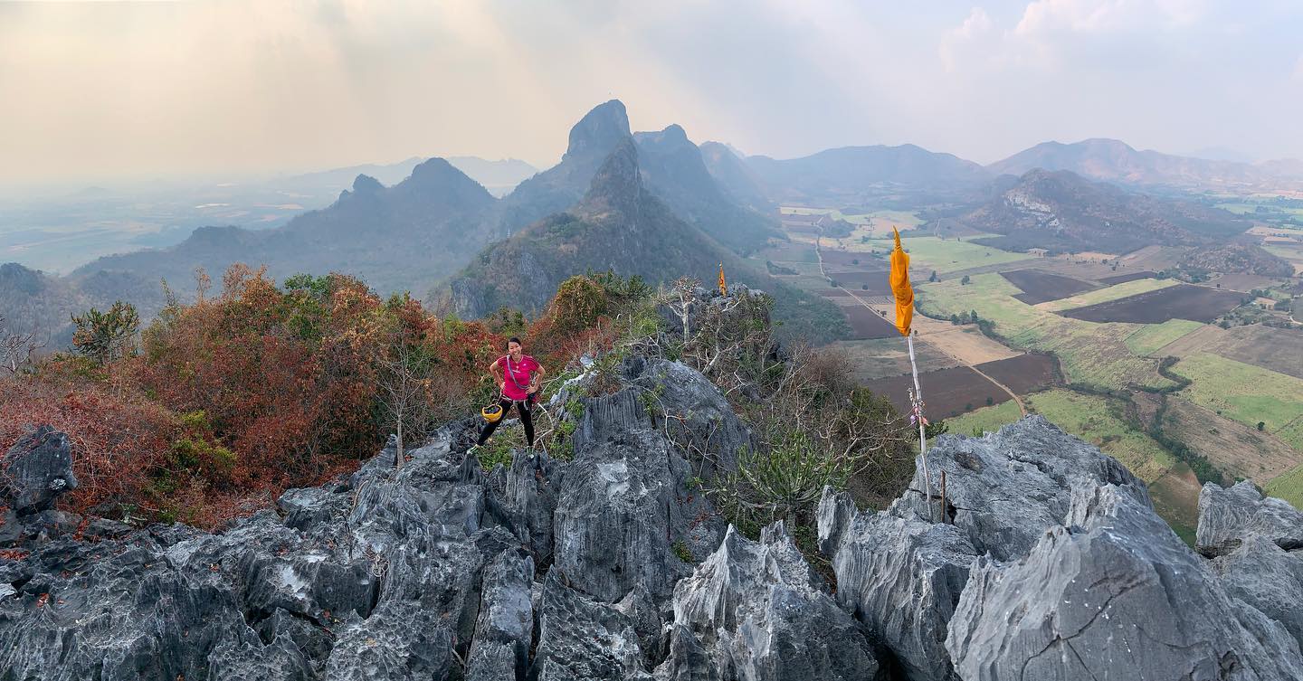 Khao Chin Lae - rock climbing in the area