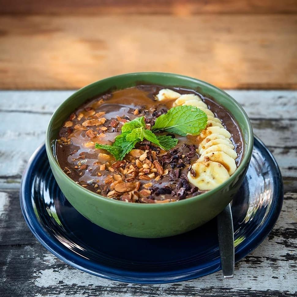 chocolate lover bowl - wild tribe superfood cafe