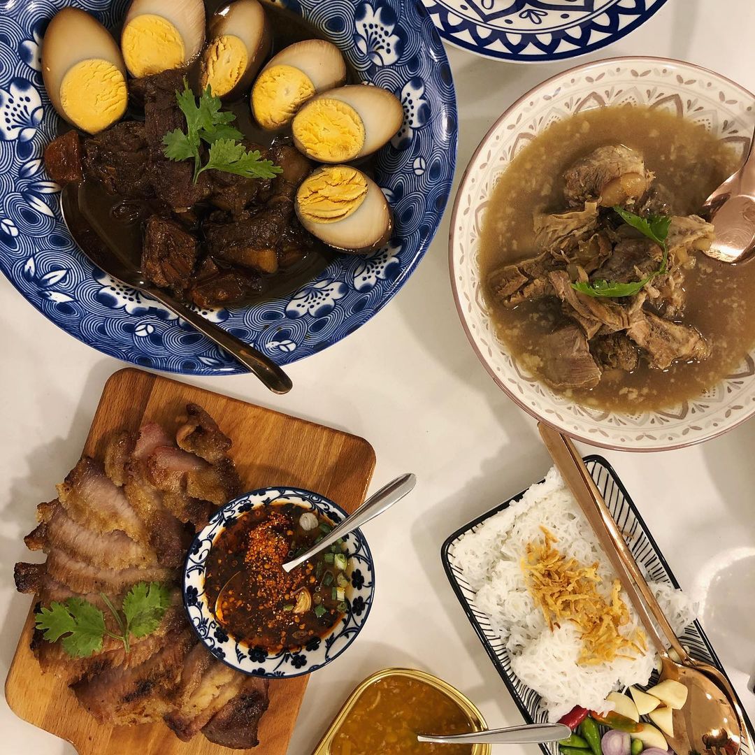 A table of mouthwatering dishes from TH TH DAH