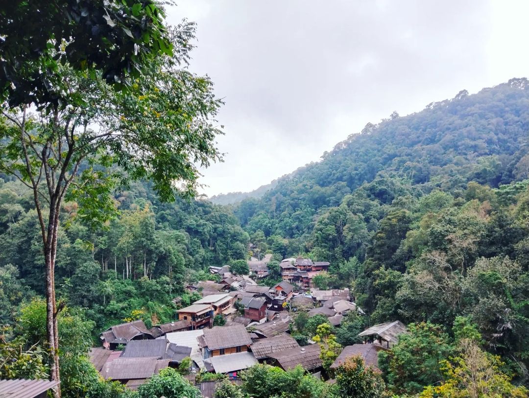 Mae Kampong in northern Thailand is a village comprising only one small street